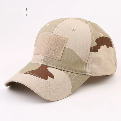 Adjustable Baseball Cap Summer Sunscreen Hat Camouflage Camo Camping Hiking Fishing Caps