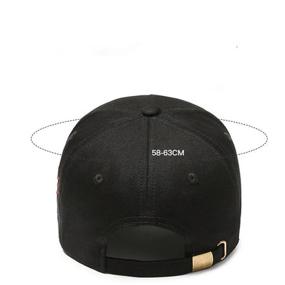 New Cotton Black Tiger Embroidery Baseball Cap Men Women Hip Hop Hat Summer Leisure Trucker Caps Unisex Snapback Hats Gorras