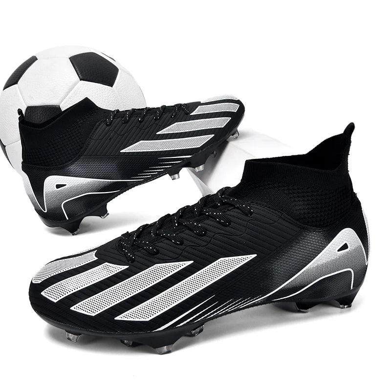 New Men's Football Boots Adult Soccer Field Shoes Teenager Sports Cleats Outdoor Grass Training Boots High-Quality Sneakers