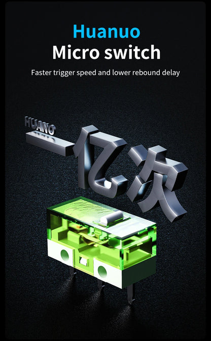 AJAZZ AJ179 V2 MAX Tri-mode right-handed mouse 56g lightweight PAW3311 sensor Huanuo Micro Switch TelinkMicrochip