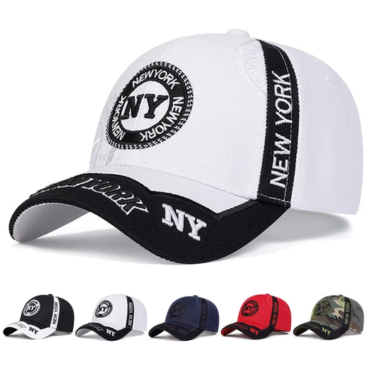 Unisex Letter Embroidery Baseball Caps Spring and Autumn Outdoor Adjustable Casual Hats Sunscreen Hat
