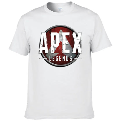 Short Sleeve Print T Shirt Men Summer Cotton Tshirt Clothing New Fashion Casual Apex Legends Harajuku Tee Style Cool Top F81