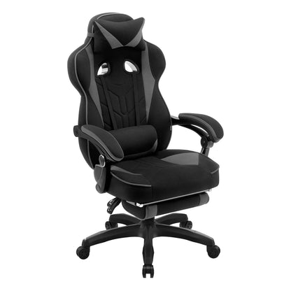 WOLTU Ergonomic Gamer Computer Chair Executive Office Chair Breathable Gaming Chair with Lumbar Cushion Headrest Footrest