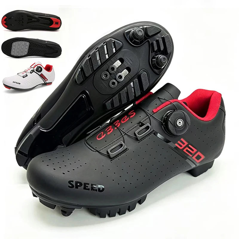 New Cycling Shoes MTB Cycling Men's Sports Shoes Self-Locking Speed Road Cycling Sports Shoes Women's SPD Cleats Cycling Shoes