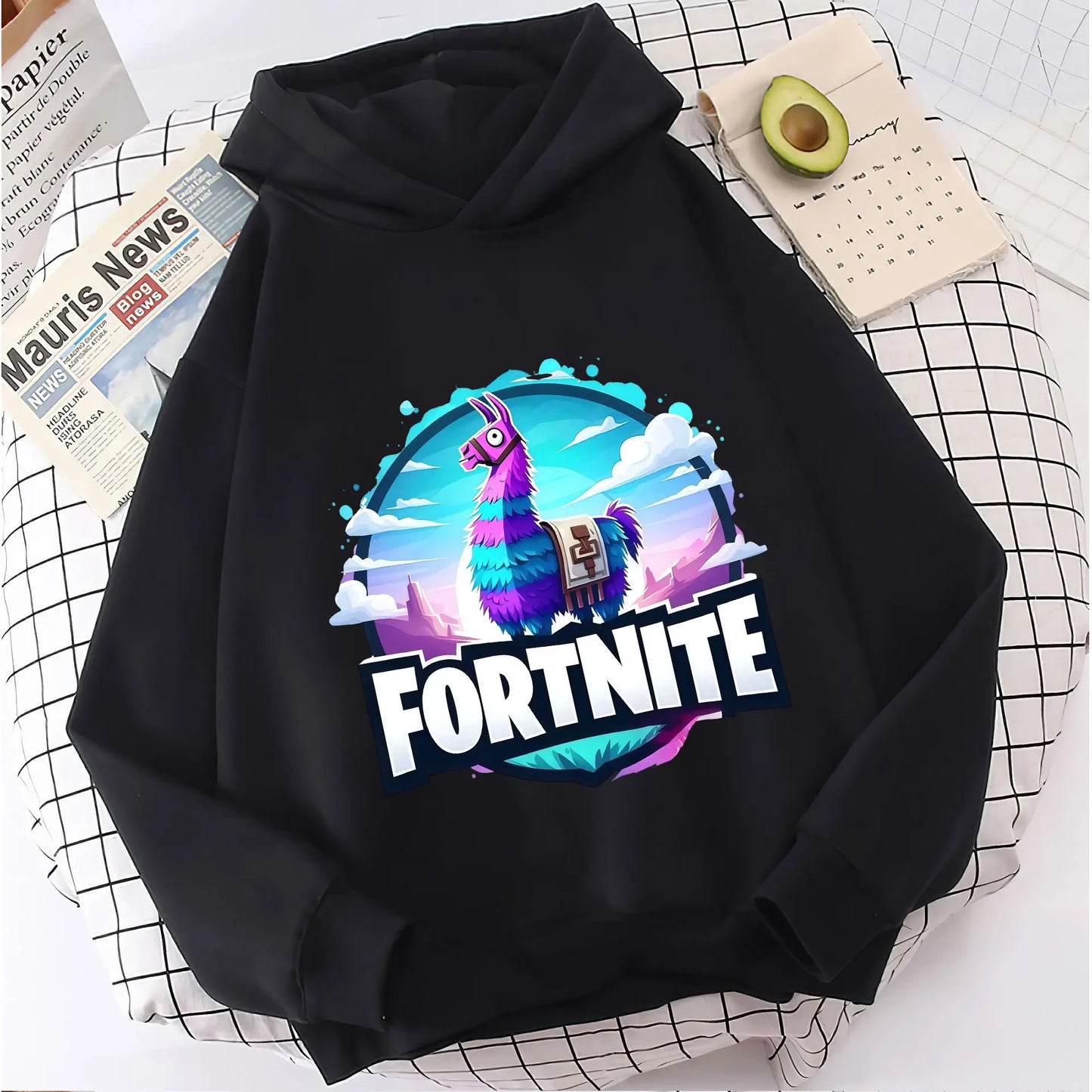 New Fortnite Kids Sweatshirts Cartoon Game Character Printed Hoodie Autumn Casual Children’s Tops Winter Baby Boys Clothing