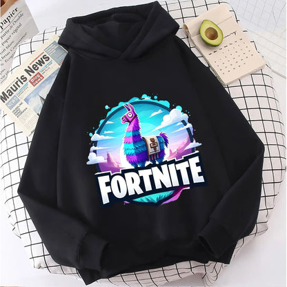 New Fortnite Kids Sweatshirts Cartoon Game Character Printed Hoodie Autumn Casual Children’s Tops Winter Baby Boys Clothing
