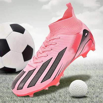 New Men's Football Boots Adult Soccer Field Shoes Teenager Sports Cleats Outdoor Grass Training Boots High-Quality Sneakers