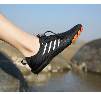 Men Women Water Shoes Aqua Shoes Drainage Beach Sports Swim Sandals Quick Dry Boating Barefoot Diving Fishing Surfing Sneakers