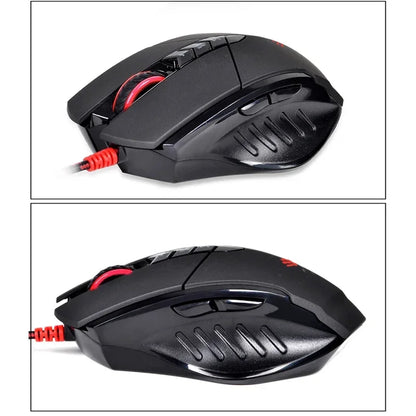 Bloody V7M Wired Mouse RGB Lightweight Ergonomics Design 4000dpi PC Office E-sports Gaming Macro Programming Mouse for CF LOL CS