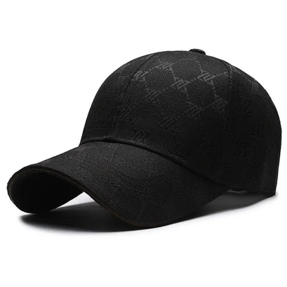 Four Seasons New Sunscreen Three-Line Sewn Baseball Cap Men's And Women's Casual Cap Net Red Distressed 1841 Hat