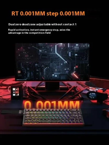 [NEW] IROK MG68 PIUS Keyboard MG68 ACE Magnetic Switch Mechanical Keyboard RGB 8K Gamer PC E-Sports Gaming Accessories Gift