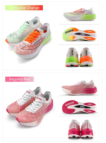 IRUNSVAN  Lightweight Marathon Sneakers Men Running Shoes Breathable Sports Shoes Casual Comfortable Athletic Training Unisex