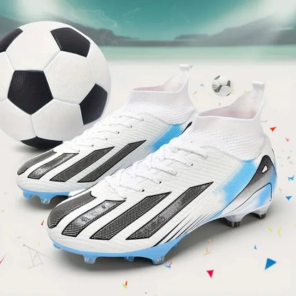 New Men's Football Boots Adult Soccer Field Shoes Teenager Sports Cleats Outdoor Grass Training Boots High-Quality Sneakers