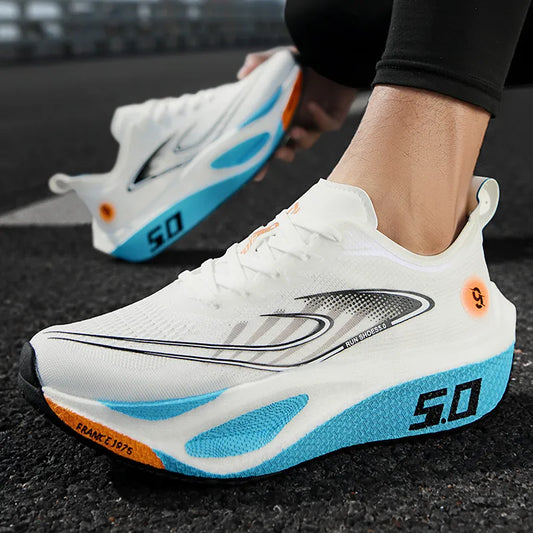 New Sports Shoes for Men&Women, Running Sneakers, Carbon Plate, Male Marathon Racing, Shock-absorbing, Athletics Training Shoes