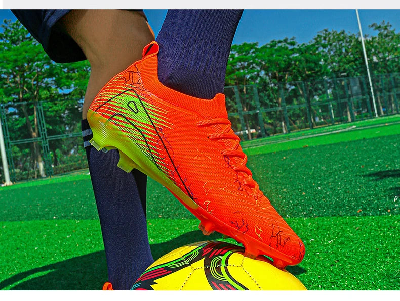 Nieuwe voetbalschoenen voor heren, FG Soccer Shoes voor training, groothandel, topkwaliteit noppenschoenen, antislip, dropshipping, uniseks volwassenen