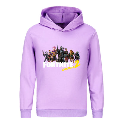 Fortnite Hoodie Kids Baby Cartoon Clothing Unisex Boys Long Sleeve Hooded Sweatshirts Youth Girls Casual Coats 1007