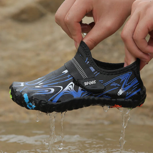 Nuevos zapatos de playa y buceo rápido para niños y niñas Qianjiang, zapatos de natación, calzado para fitness en interiores y zapatos de baño 29-38#