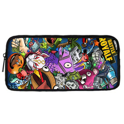 Hot Game Child School Backpack with Lunch Bags ,Design-F-FortniteS Pencil Bags ,School Bags for Boys Girls Best Gift