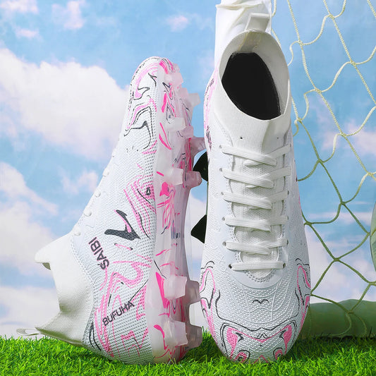 Professionelle, atmungsaktive Fußballschuhe FG mit langen Stollen – strapazierfähige und rutschfeste Sportschuhe, unverzichtbar für Fans