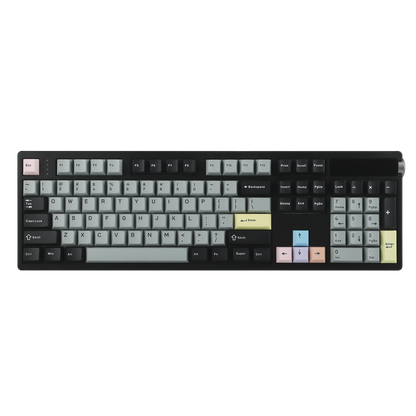 EPOMAKER TH108 PRO 100% Full-Sized Hot-Swap Wired/BT/2.4Ghz Wireless Mechanical Keyboard with Screen & Knob 10000mAh Battery