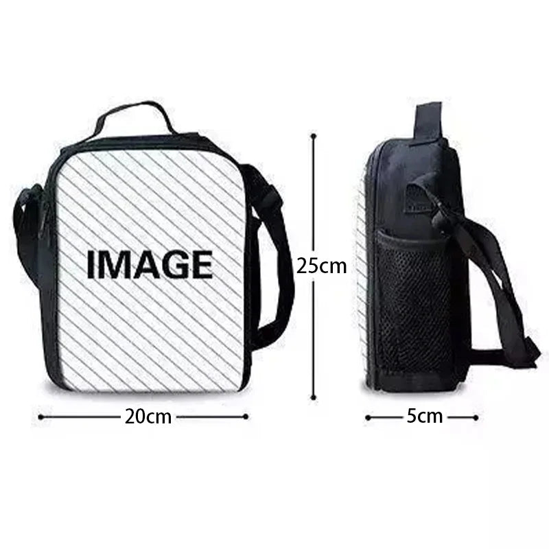 F-FortniteS isolierte Kindertasche mit großem Fassungsvermögen für Jungen, angesagtes Spiel, Mädchen, Schüler, Outdoor-Picknick, wiederverwendbare Thermo-Kühltasche für das Mittagessen