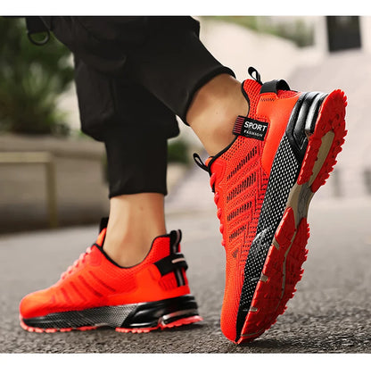 Men's Fashion Sneakers Breathable Comfortable Lightweight Walking Shoes Casual Sports Running Tennis Gym Training Shoes for Men