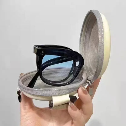 2025 New Foldable Sunglasses Portable Sunscreen UV400 Women Sunglasses Trendy Outdoor Ultra Weight Driving Glasses