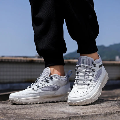 2025 Autumn High-Quality Men's Casual Shoes Versatile Trendy Outdoor Wear-Resistant Hiking Shoes Lightweight Soft Sports Shoes