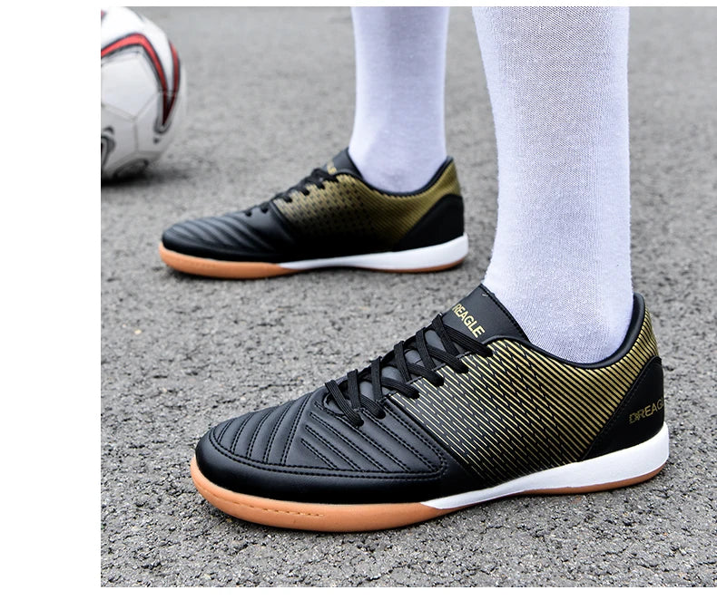 Indoor Soccer Cleats Men Professional Futsal Shoes Anti-Skid Men’s Football Boots Original Hard Court Chuteira Society Futebol