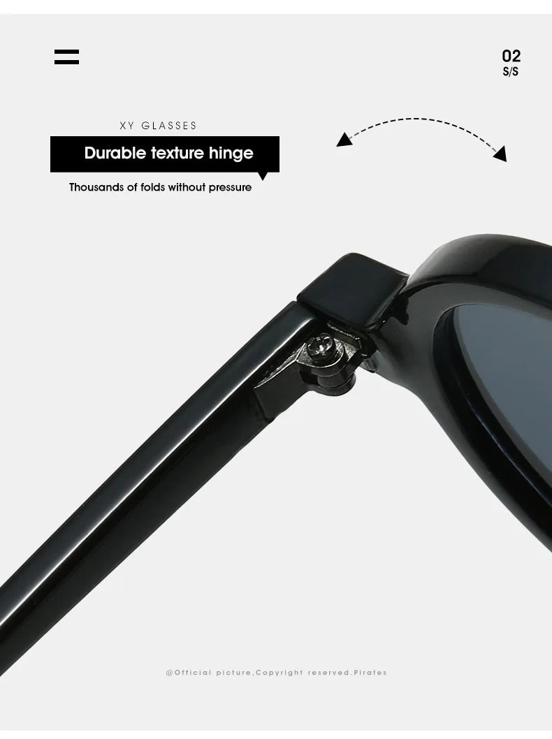 2026 Retro Small Round Frame Eyewear | Double Gold Rivet Accent | High-End Styling Sunglasses