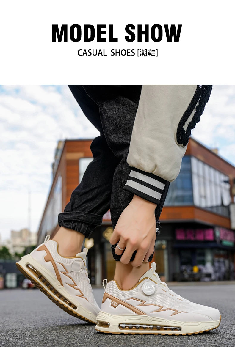 Frühlings- & Sommer-Laufschuhe für Herren – Outdoor-Wanderschuhe, abriebfeste Trailschuhe mit BOA-Verschluss, atmungsaktiver Sport- & Freizeitstil