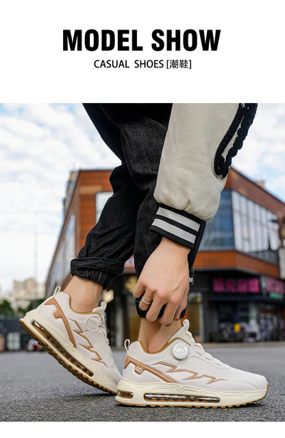 Frühlings- & Sommer-Laufschuhe für Herren – Outdoor-Wanderschuhe, abriebfeste Trailschuhe mit BOA-Verschluss, atmungsaktiver Sport- & Freizeitstil