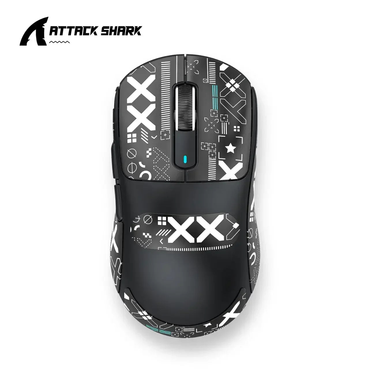 ATTACK SHARK X3 Ultra-Light Wireless Mouse - Tri-Mode 2.4G/BT/Wired, PAW3395 26000DPI, 55g, Macro, for Gaming/Xbox/PS/PC/Mac