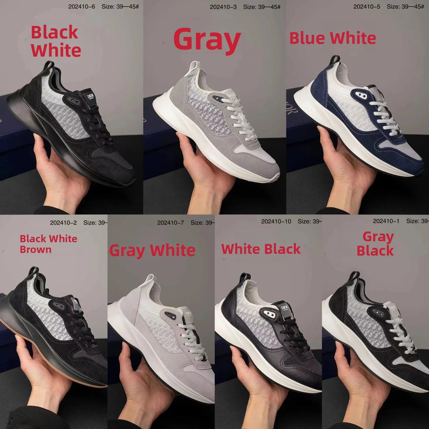 Low-Top Casual Men's Sneakers Fashionable Sport Shoes Comfortable Walking Shoes Men's Footwear Breathable Leather Upper