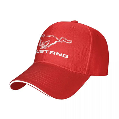 Skeleton Mustang Baseball Caps Casual Sandwich Hats