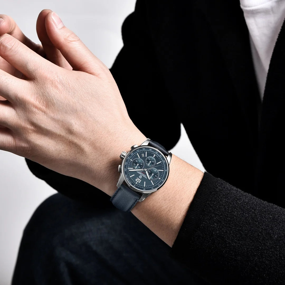 PAGANI DESIGN 2026 New Luxury Fashion Casual Men Quartz Watches VK63 100M Water Resistant Sapphire Glass Stainless Steel Watches