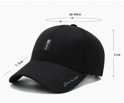 Baseball Cap Mens Fathers Truck Drivers Cap Sports Four Seasons Leisure Sunshade Mens Baseball Cap