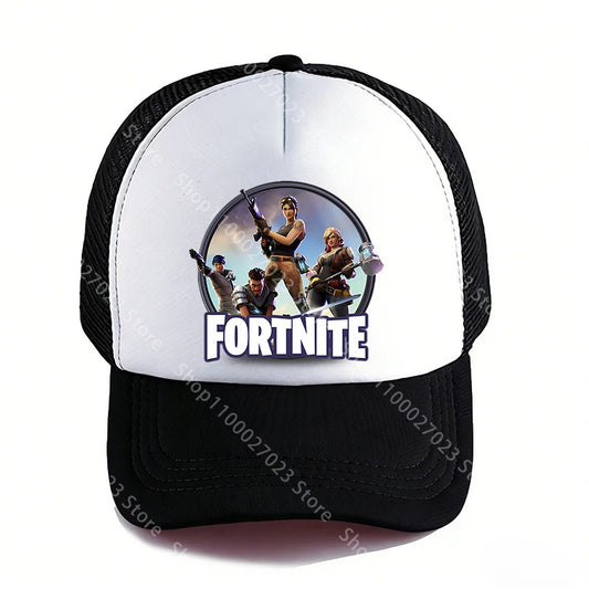 Fortnites Baseball Caps for Adult Boys Girls Cute Cartoon Summer Breathable Mesh Hat Anime Sunbonnet Headgear New Birthday Gifts