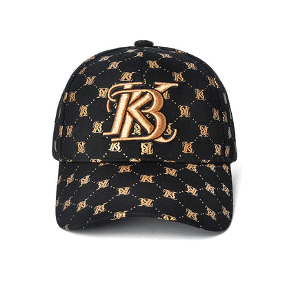 2025 Couple style Korean girls' printed embroidered baseball cap outdoor party four seasons men's cap