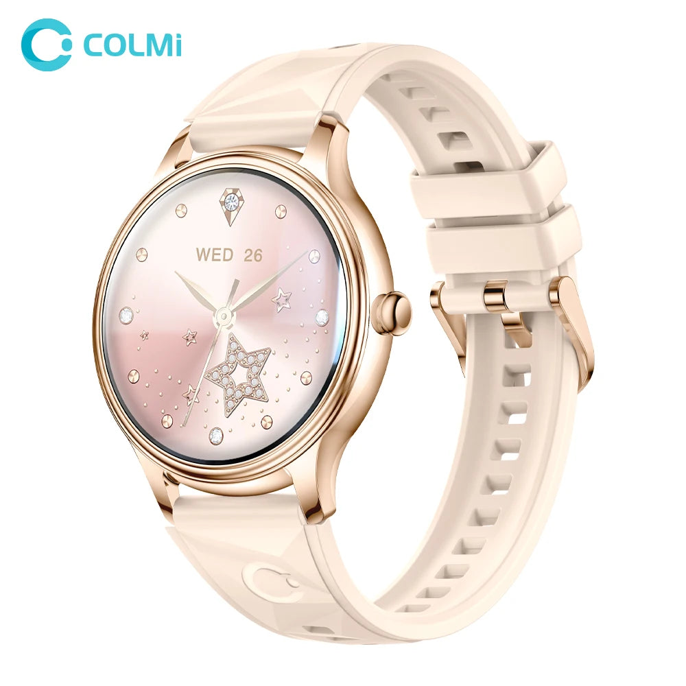 New COLMI L28 Air Ultra-thin Smartwatch 1.32 inch AMOLED Display, Women's Health Management, Exquisite Smart Watch For iOS Phone