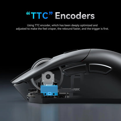 ATTACK SHARK R1 59g SUPERLIGHT Mouse, PixArt PAW3311 Gaming Sensor,  6 Adjustable DPI up to 18000, 65 Hrs Battery, G502