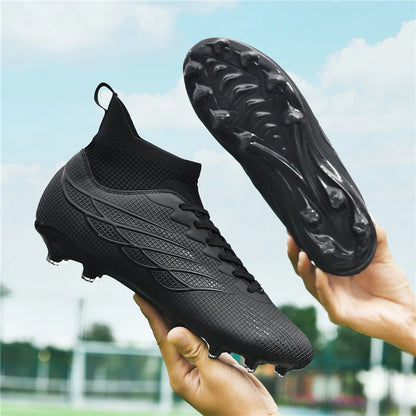 2026 Superfly FG Football Boots Outdoor Soccer Cleat Black Shoes Soft Sport Professional Shoes Breathable Comfortable Boots Plus