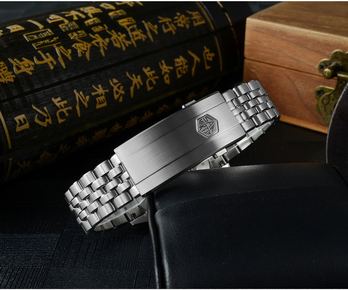 San Martin New 39mm Gada Watch Chinese Style Original Design Sunburst JianZhan Miyota 90S5 Men Dress Automatic Mechanical SN0144
