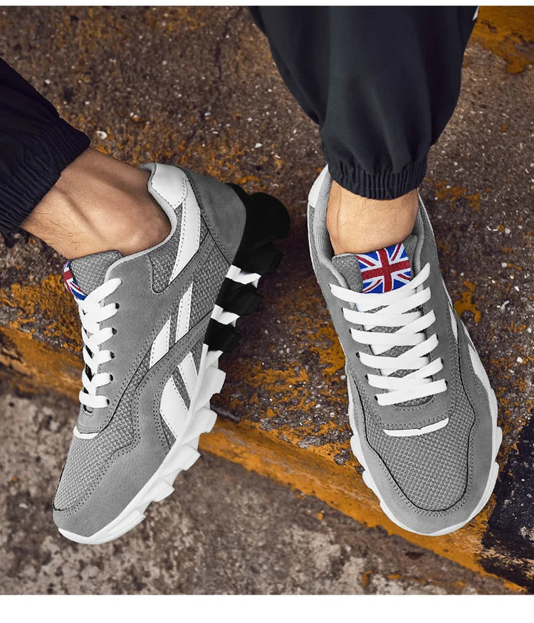 Nuove scarpe da running da uomo e da donna, sneakers casual traspiranti, antiscivolo e ammortizzate, comode per sport all’aperto e camminata, taglie 36-48