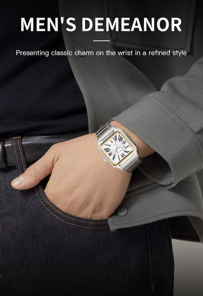 2025 New High Quality Specht&Sohne Watch 34MM Men Automatic Mechanical Watches Green Color Sapphire Stainless Steel Reloj Hombre
