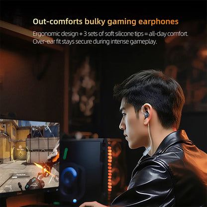 Auriculares IEM Gaming KZ Gale – Monitores In-Ear HiFi com driver superlinear e cabo de 2 pinos destacável banhado a prata