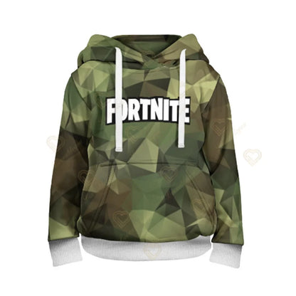 Fortnite Jungen-Cosplay-Hoodie „Cool Heroes“, Cartoon-Sweatshirt, Kinderkleidung für Frühling und Herbst, Baby-Mantel, Kapuzenjacke für Kinder