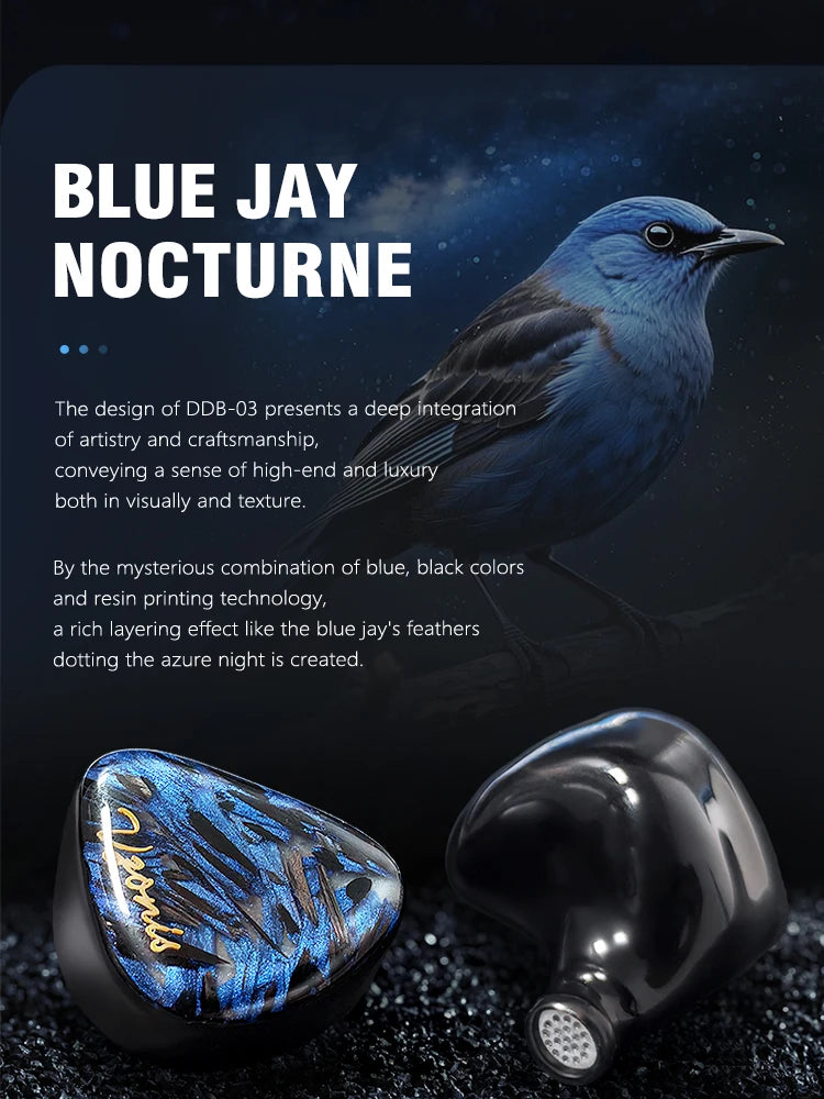 Vzonis DDB-03 HiFi IEM 1DD+1BA+1 Bone Conduction Hybrid Driver Gaming earphones in ear high resolution resin music Headphone
