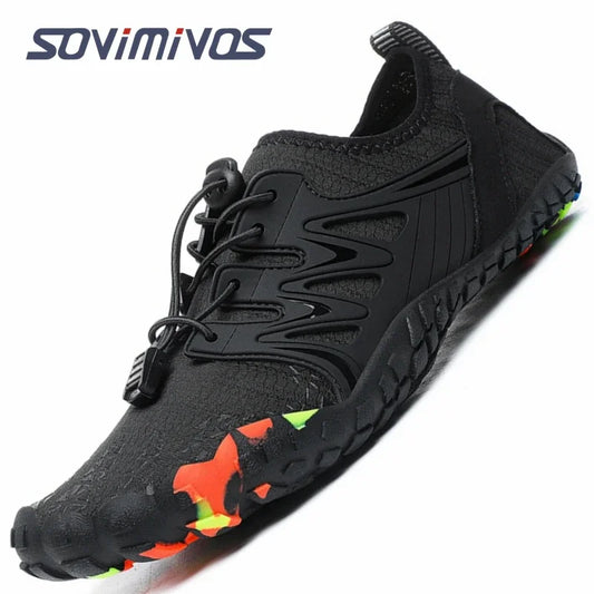 Men's Trail Running Shoes, Lightweight Athletic Zero Drop Barefoot Shoes Non-Slip Outdoor Walking Minimalist Shoes for Women