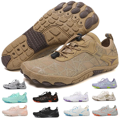 New Barefoot Wading Shoes Men and Women Mesh Quick-Drying Beach Shoes Outdoor Non-Slip Swimming Shoes Unisex Water Sports Shoes